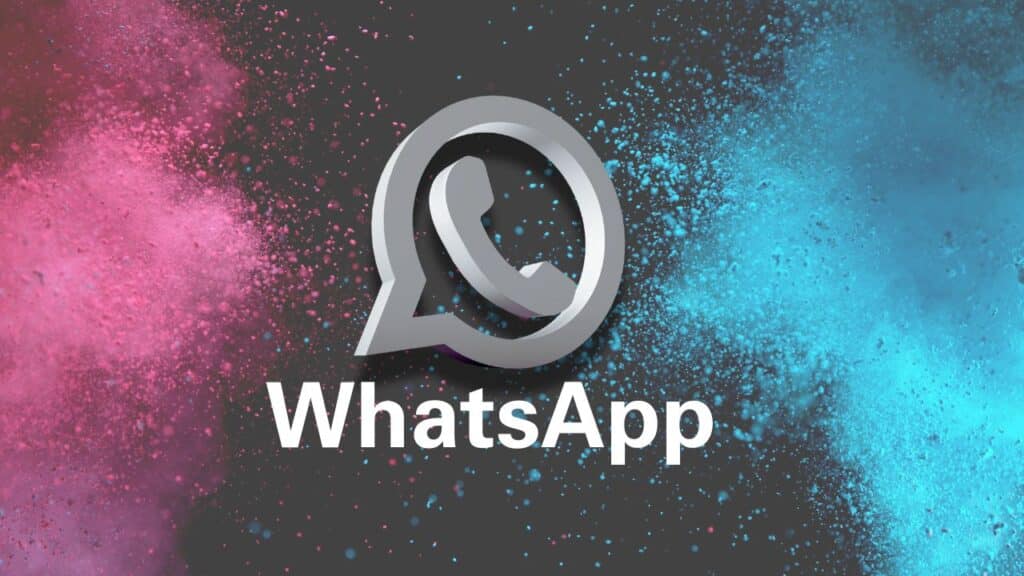1. WhatsApp logo surrounded by vibrant colored powder, creating a dynamic and colorful visual effect. 2. The WhatsApp logo displayed amidst a burst of colorful powder, symbolizing energy and creativity. 3. A colorful explosion of powder envelops the WhatsApp logo, highlighting a lively and artistic representation.