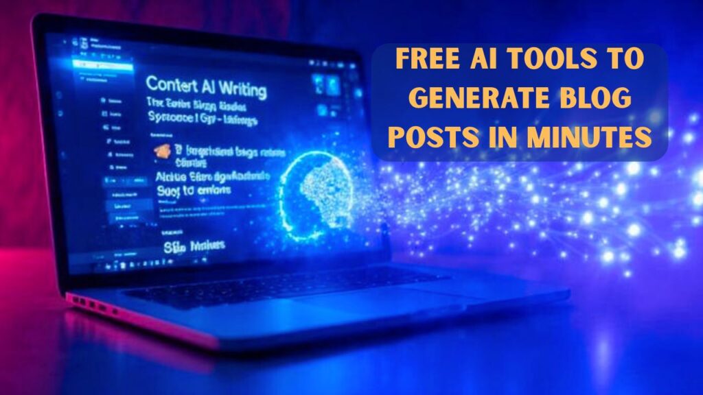 Free AI Tools to Generate Blog Posts in Minutes Free tools for quick blog post generation, designed to save time and enhance content creation efficiency. Free AI Tools to Generate Blog Posts in Minutes