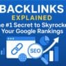 Image of a text graphic stating "I will do backlinks for you" in bold letters on a colorful background.