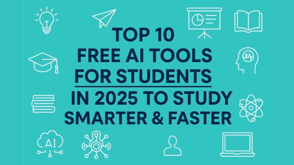 Top 10 free AI tools for students in 2015 to enhance study efficiency and effectiveness.