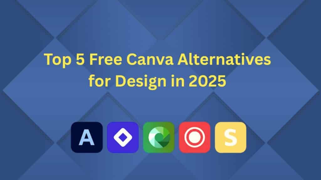 Top 5 free alternatives to Canva for design in 2020, featuring various tools and features for creative projects.