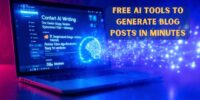 Free tools for quick blog post generation, designed to save time and enhance content creation efficiency. Free AI Tools to Generate Blog Posts in Minutes