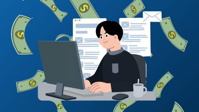 Image illustrating steps to earn money online through affiliate marketing strategies and techniques. How Can I Earn Money from Website